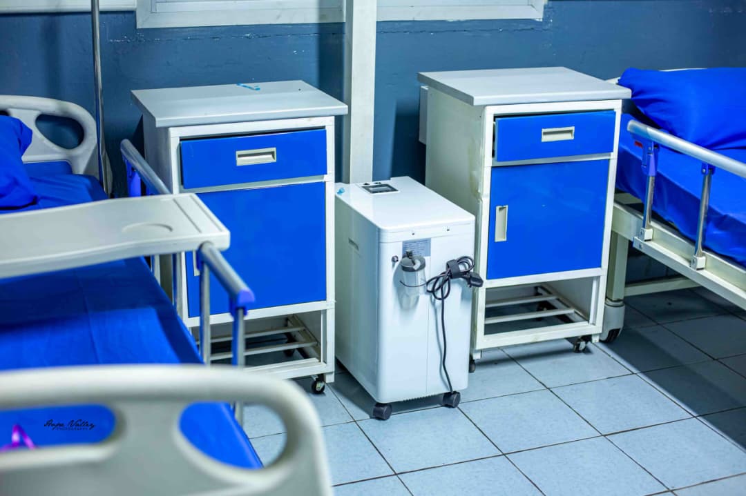 Oxygen concentrators and medical equipment at Bethany Medical Center