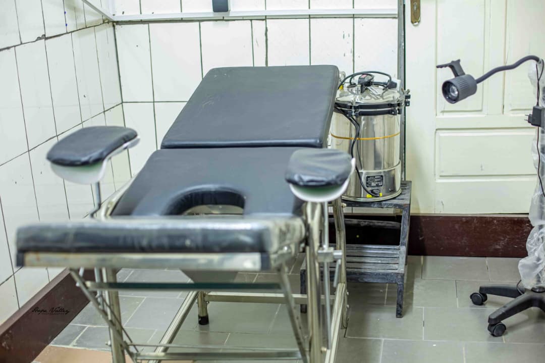 Examination room at Bethany Medical Center