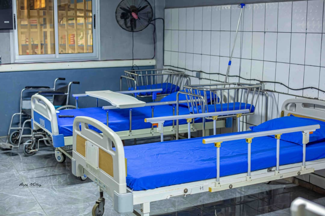 Inpatient ward with wheelchairs at Bethany Medical Center