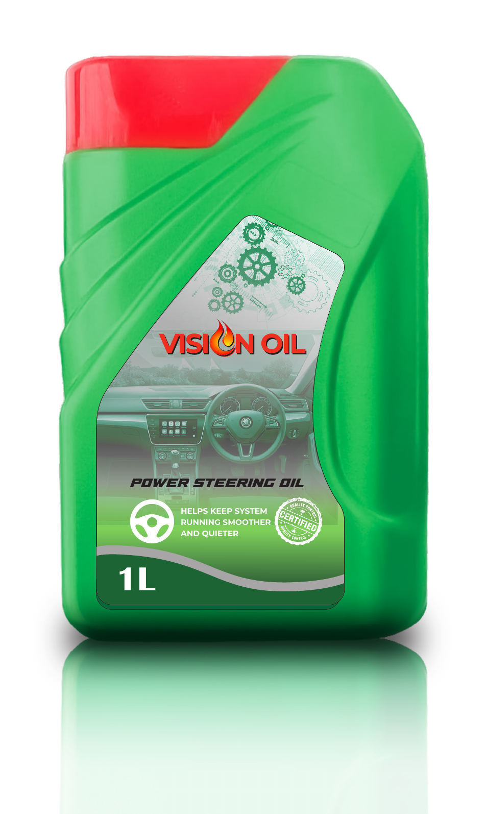 Vision Oil Power Steering Oil Eco Recycle Series 1L