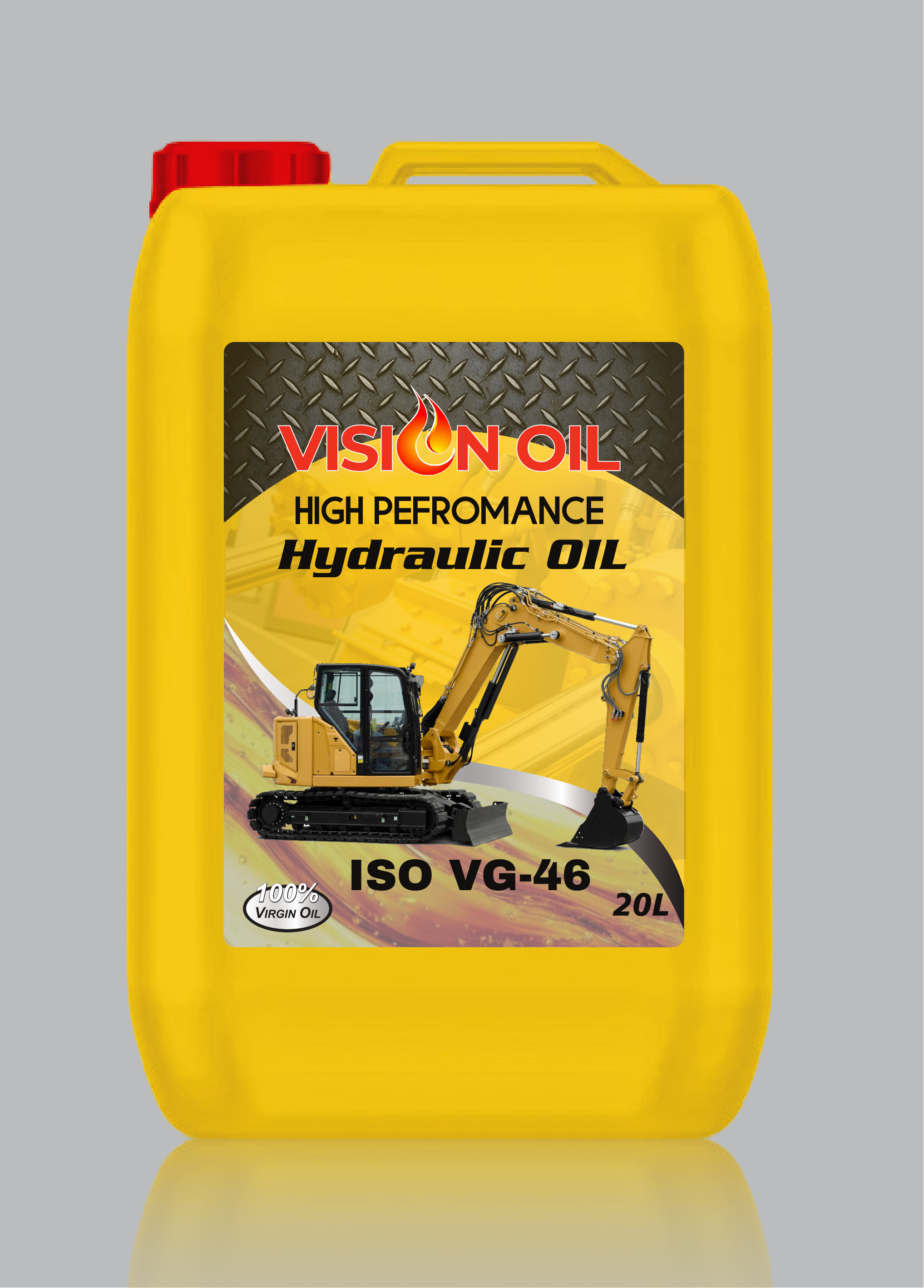 Vision Oil High Performance Hydraulic ISO VG-46 · 100% Virgin Oil 20L