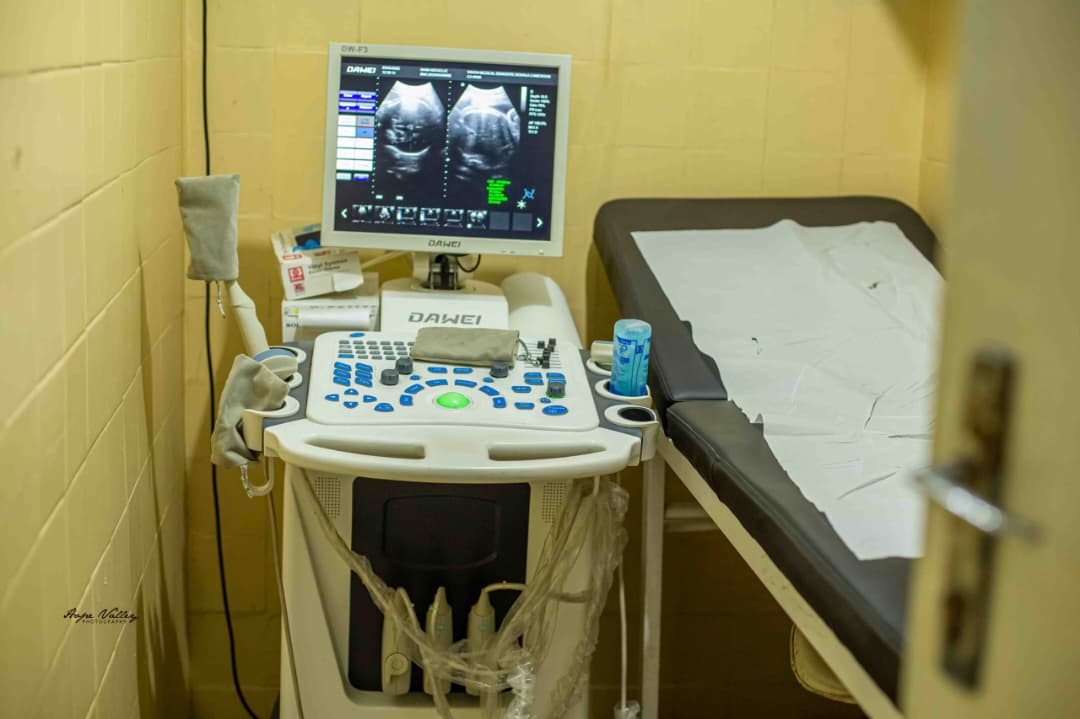 Ultrasound machine at Bethany Medical Center